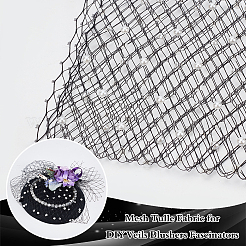 Polyester Mesh Ribbons for Bridal Headwear&nbsp;AJEW-WH0518-73B
