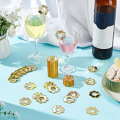 Acrylic Wine Glass Charms&nbsp;AJEW-FG0004-47C