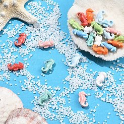 24Pcs 8 Colors Handmade Porcelain Beads&nbsp;PORC-YW0001-84