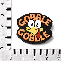Thanksgiving Theme Silicone Beads&nbsp;SIL-J001-01L