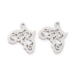 Non-Tarnish 304 Stainless Steel Pendants&nbsp;STAS-D007-04S
