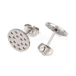304 Stainless Steel Stud Earring Findings&nbsp;STAS-P434-06C-P
