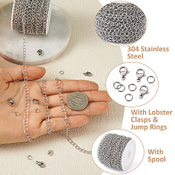 DIY Chain Bracelet Necklace Making Kit&nbsp;DIY-YS0001-45