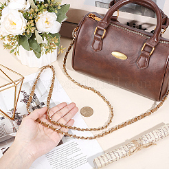 1Pc Imitation Leather & Aluminum Chain Bag Handles&nbsp;AJEW-CL0001-27C