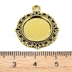 Zinc Alloy Pendant Settings for Cabochon & Rhinestone&nbsp;LS-KHDZ-PALLOY-A15290-AG