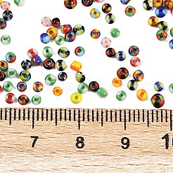 12/0 ガラスシードビーズ  不透明な色が染み込む  ミックスカラー  2mm  穴：0.8mm&nbsp;SEED-S005-M2