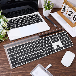 アクリル製コンピューターキーボードホルダー  長方形  透明  43x15.2x3.5cm&nbsp;ODIS-WH20025-22B-02