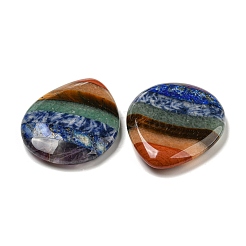 Teardrop Chakra Natural Mixed Stone Worry Stone&nbsp;G-G132-01