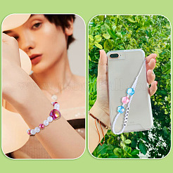 10Pcs Transparent Resin UV Reactive Beads&nbsp;RESI-TADJ0001-12