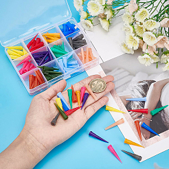 120Pcs 12 Colors TT Plastic Needles&nbsp;TOOL-BC0001-23