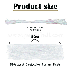 8 Sets 2800Pcs 8 Colors Nylon Sea Fishing Trolling Bait&nbsp;FIND-FH0018-23