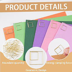 60Pcs Iron Paper Clips&nbsp;AJEW-CP0009-30C