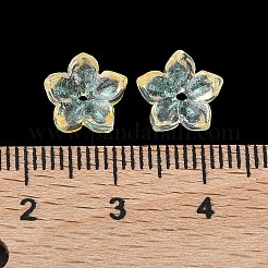 Dyed & Heated Glass Bead Caps&nbsp;GLAA-Z019-02K