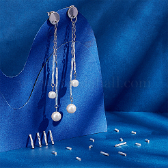 30Pcs 3 Style 925 Sterling Silver Tube Beads&nbsp;STER-PH0001-09