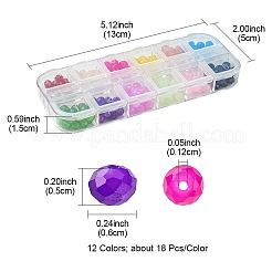 216Pcs 12 Colors Baking Paint Imitation Jade Glass Bead Strands&nbsp;DGLA-FS0001-08