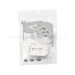 10Pcs 10 Styles 304 Stainless Steel Pendants&nbsp;STAS-FS0002-17P
