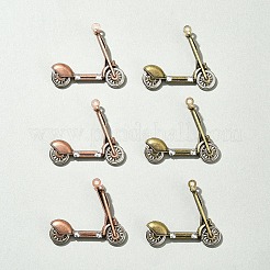 6Pcs 2 Colors Tibetan Style Alloy Pendants&nbsp;FIND-FS0002-58
