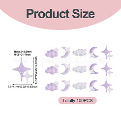 100Pcs Resin Cabochons&nbsp;MRMJ-TA0001-52