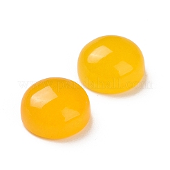Natural Yellow Jade Cabochons&nbsp;G-E492-H-20
