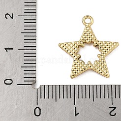 Alloy Rhinestone Pendants&nbsp;PALLOY-P308-12KCG