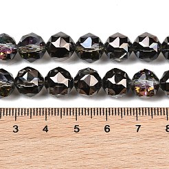Transparent Electroplate Glass Beads Strands&nbsp;EGLA-N002-34C-B18