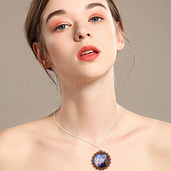 Glass Pendants&nbsp;WOOD-NB0001-63B