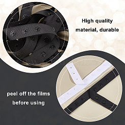9.6~10ヤード 2色 ポリエステルファスナー ボタンテープ DIY 縫製工芸用  フラット  ミックスカラー  18mm  ボタン：8mm  ボタンとボタンの間の間隔は18mm、18mm、36mm  約4.8~5ヤード/色&nbsp;FIND-GA0003-97B