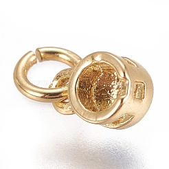 Brass Enamel Charms&nbsp;KK-L188-04C-G