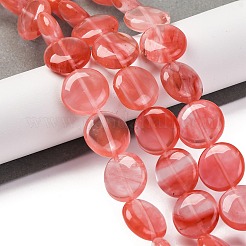 Cherry Quartz Glass Beads Strands&nbsp;G-C159-A02-01
