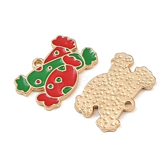 Christmas Alloy Enamel Pendants&nbsp;ENAM-I081-01KCG-09