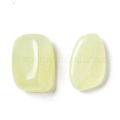 天然な新しい翡翠のビーズ  穴なし/ドリルなし  ナゲット  14~26x9~15x5~9mm  約180個/500g&nbsp;G-A023-01O