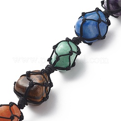 7 Chakra Gemstone Hanging Decorations&nbsp;HJEW-JM00805-01