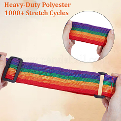 2Pcs 2 Colors Canvas Adjustable Luggage Straps For Suitcases&nbsp;AJEW-CN0008-12