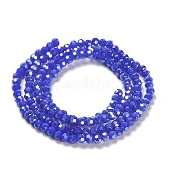 Electroplate Opaque Glass Beads Strands&nbsp;LS-EGLA-A035-P3mm-A07