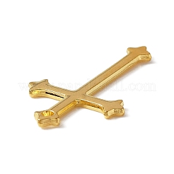 亜鉛合金チャーム  宗教  クロス  ゴールドカラー  23.5x13.5x1mm  穴：1mm&nbsp;FIND-TAC0001-39G