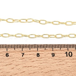 3MM Brass Cable Chain Necklaces for Women&nbsp;NJEW-F366-01B