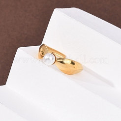 304 Stainless Steel Cuff Open Rings&nbsp;RJEW-C151-02G