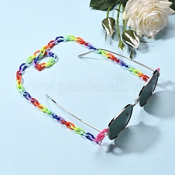 Personalized Acrylic Cable Chain Necklaces&nbsp;NJEW-JN02899