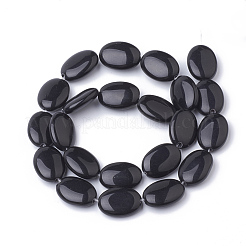 Natural Black Stone Beads Strands&nbsp;G-S292-26