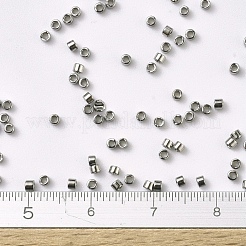 MIYUKIデリカビーズ  シリンダー  日本製シードビーズ  11/0  (db0021) ニッケルメッキ  1.3x1.6mm  穴：0.8mm  約10000個/袋  50 G /袋&nbsp;SEED-X0054-DB0021