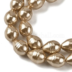 Electroplated Shell Pearl Beads Strands&nbsp;SH-CBA6AE6-01A