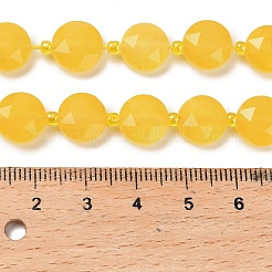 Dyed Natural White Jade Beads Strands&nbsp;G-C116-A181-01A