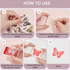 6Pcs 6 Styles Acrylic Stamping Blocks Tools&nbsp;FIND-CP0001-53A