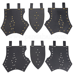 PU Leather Medieval Renaissance Leg Guard Skirt&nbsp;AJEW-WH20816-113A