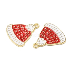Christmas Alloy Enamel Pendants&nbsp;ENAM-D050-13E-02G