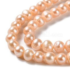 Natural Cultured Freshwater Pearl Beads Strands&nbsp;PEAR-E018-27