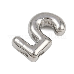 304ステンレスペンダント  フィギュアチャーム  ステンレス鋼色  数5  20x13x5.5mm  穴：3x2mm&nbsp;LS-STAS-P402-01P-05