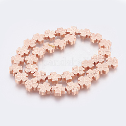 Electroplated Non-magnetic Synthetic Hematite Bead Strand&nbsp;G-E495-09B-01