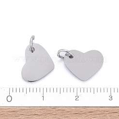 Tarnish Resistant 201 Stainless Steel Stamping Blank Tag Charms&nbsp;STAS-S105-T618-1