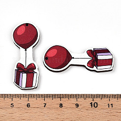 Printed Wood Pendants&nbsp;WOOD-T032-04M